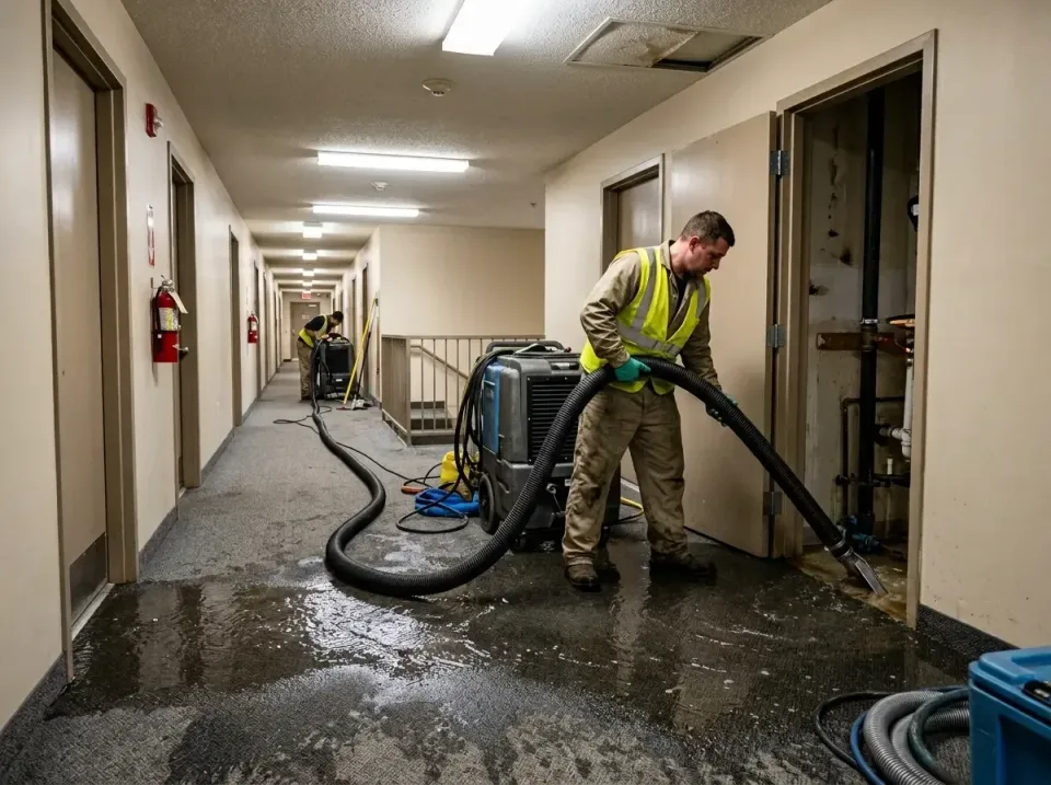 multi-unit-apartment-hallway-f-005 — frequently asked questions, Emergency Burst Pipe Water Extraction & Removal in Luxembur…